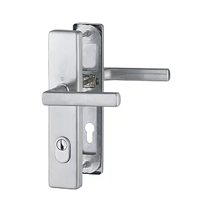 SH-Drückergarnitur DALLAS-auf LS PZ88, 57-67, mit Kzs., Edst matt, RC2