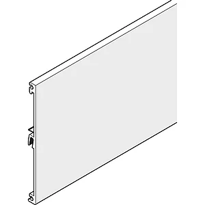 Abdeckblende Frontslide 60/A und 60/matic, auf Maß, Alu silber eloxiert