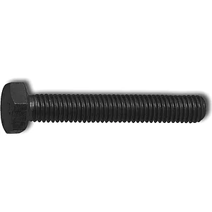 ISO4017 8.8 M 5x 20 verzinkt schwarz Sechskantschraube ohne Schaft (DIN933)