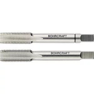 BOHRCRAFT Hand-Gewindebohrer-Satz HSSG DIN5157 Gasgewinde G 1 1/4 Zoll