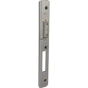 GU Schließblech verdeckt m. Austauschstück, Y = 15 mm, Stahl dekorsilber, rechts