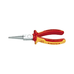 KNIPEX VDE Langbeck-Rundzange DIN 5745 lange, runde Backen Länge 160 mm