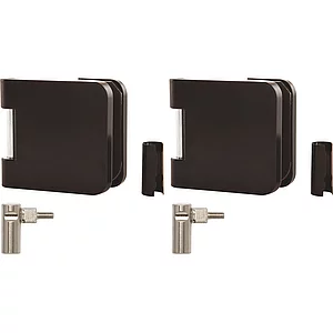 SOLIDO Glastürbandset Office f.Dana GTF97 m.Rahmenteil INCANTO,links,Alu schwarz