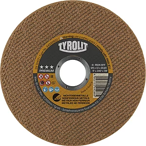 TYROLIT Trennscheibe gerade Premium*** superdünn 115 x 1,6 x 22,23 mm Alu Form41