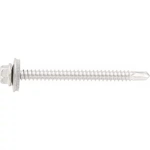 DIN7504K 5.5x 58 Edelstahl A2 Sechskantbohrschraube mit Scheibe ø 16 mm