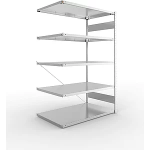 META Steck-Anbauregal 2000 x 1300 x 800 mm 5 Fachböden 230 kg