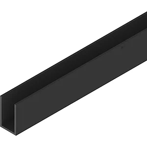 SOLIDO 100/HELM 140/GT-S 150 U-Blende auf Maß L=6000 mm schwarz matt