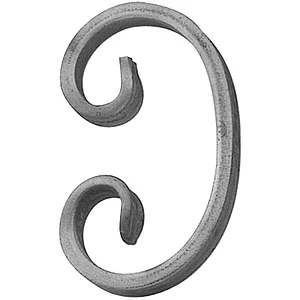 ARTEFERRO C Schnecke, 65 x 95 mm, Schmiedeeisen