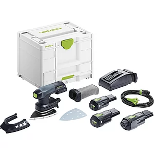 FESTOOL Akku-Deltaschleifer DTSC 400 Li 3,0 I-Set 18 Volt / 3,0 Ah (IEC) Li-Ion