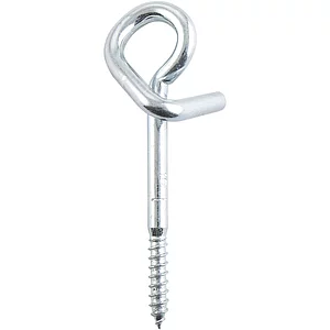 Schaukelhaken mit Holzgewinde 10x160 verzinkt-blau - TÜV-geprüft