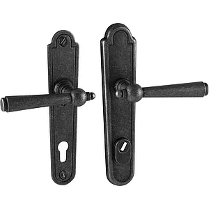 Sicherheits-Drückergarnitur KALTENBACH PZ88, verzinkt schwarz passiviert