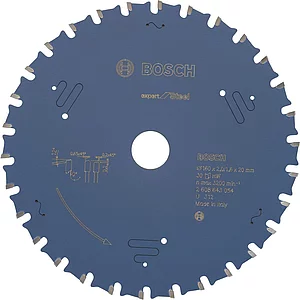 BOSCH Kreissägeblatt Expert for Steel ø 160 x 1,6 x 20 mm ZZ 30 (MTGC)