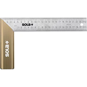 SOLA Winkelhaken SRB Aluschenkel mit 45º/135° Gehrungsanschlag 400 x 170 mm