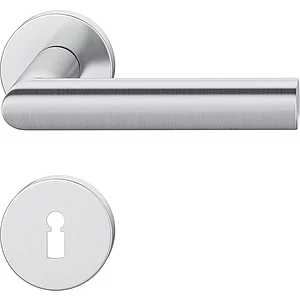 FSB Drückergarnitur 12 1108 ASL auf Rosette BB, Edelstahl matt