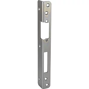 GU Winkelschließblech für Secury,rechts,Falz 4mm, für E-Öffner, Stahl verzinkt