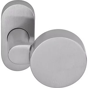 OGRO Türknopf RENOVI 3020 AO FS, Rosette 30x68x10,Knopf versetzt,Edelstahl matt