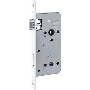 DORMAKABA Einstemmschloss 127 WC, DM61, rund, Flüsterfalle, Edelstahl