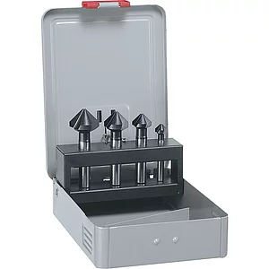 MAYKESTAG Kegelsenker-Satz DIN335C Z=3 HSS Co5 ALUNIT ungleiche Schneide 4tlg.