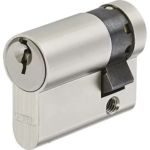 ABUS Einbauhalbzylinder A93 gleichsperrend 40 mm vernickelt matt
