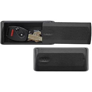 MASTER LOCK Schlüsselsafe Mini magnetisch, 119 x 51 x 29 mm, Kunststoff schwarz
