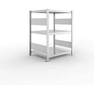 META Steck-Grundregal 1025 x 750 x 600 mm 3 Fachböden 150 kg