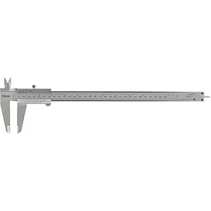 MITUTOYO Analog-Messschieber m. Feststellschraube Tiefenmaß flach Messb. 0-300mm