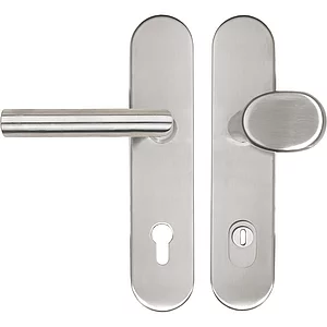 SH-Wechselgarnitur GEHRUNG -auf Schild PZ88, mit Kzs., Edelstahl