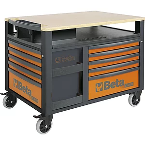 BETA Werkzeugwagen RSC28-O Supertank 1235 x 943 x 800 mm 10 Schubladen