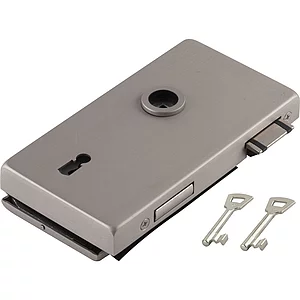 Schloss JUNIOR OFFICE CLASSIC BB m.2 Schlüsseln,links,Edelstahl-Effekt (11.282)