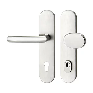 SH-Wechselgarnitur RIGA-auf Schild PZ92, mit Kzs., Edelstahl