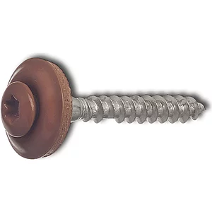 Spenglerschraube 4.5x 25 TX20 Edelstahl A2 Kopf beschichtet RAL8004 kupferbraun