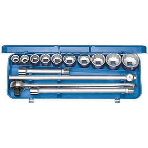 GEDORE Steckschlüssel-Satz Zoll D32EAU-2 3/4"vierkant mit Umschaltknarre 14-tlg.