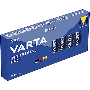 VARTA Batterie Industrial LR03/AAA 1,5 Volt 10 Stück