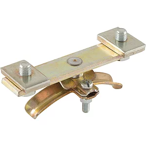 Endklemme Kabelwagen einfach HELM 335/435, Kabel 44-60 mm, Stahl verzinkt gelb