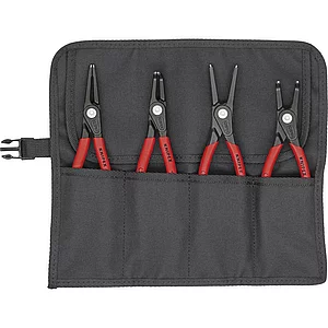 KNIPEX Präzisions-Sicherungsringzangen-Set 4-teilig 001957V01 in Rolltasche