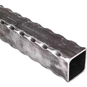 ARTEFERRO Rohr 30 x 30 x 2,5, Länge 3000 mm, Schmiedeeisen gehämmert