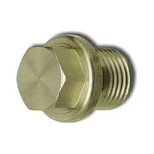 DIN910 G 3/4" A Messing blank Verschlussschraube mit Rohrgewinde