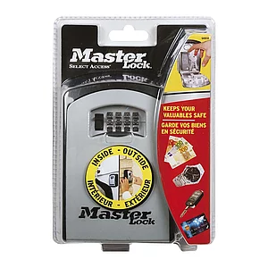 MASTER LOCK Schlüsselsafe Aluminium extra breit
