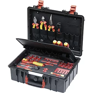 WIHA Werkzeugkoffer eMobility-Set L 62-teilig