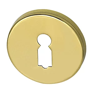 MARCHESI Schlüsselrosette BB, ø 50 mm, Messing poliert, verdeckt