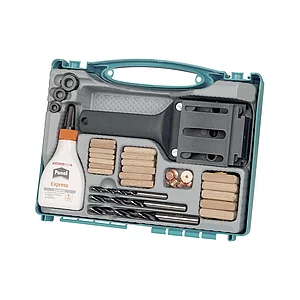 WOLFCRAFT Dübelkoffer komplett für 6, 8 und 10 mm Holzdübel