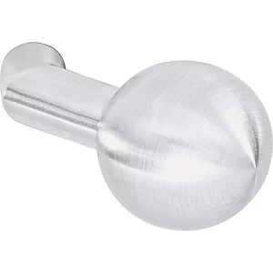 OGRO Knopfdrückerlochteil PREMIUM 8548 V FS - ohne Rosette, Alu. silber elox.