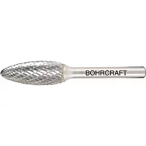BOHRCRAFT HM-Frässtift Form H Flamme Kopf ø 12 mm Länge 32 mm Zahnung Z3-X