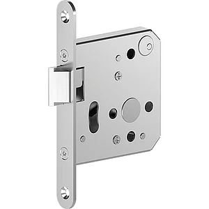 ECO Zusatzschloss ECO 198W für Hauptschloss, links, DM65, Stulp 24 mm,Edelstahl