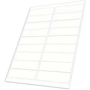 Etiketten weiß 100 x 30 mm