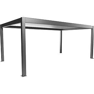 BIOHORT Pergola Gr. 6 x 3,5 quarzgrau/silber