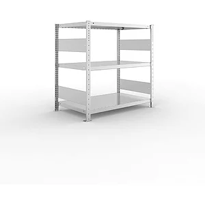 META Steck-Grundregal 1025 x 1000 x 600 mm 3 Fachböden 150 kg