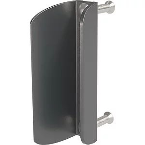 Gegenkasten/blech 3006PC für Doppelflügeltore, Aluminium silberfärbig