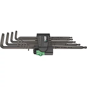 WERA Torx®-Stiftschlüssel-Satz 967/9 TX XL 1 TX8-40 9-teilig