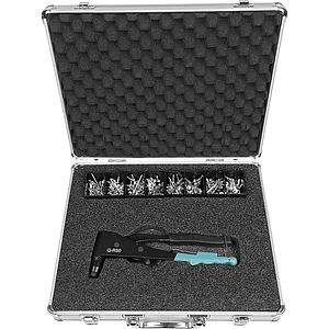 FEIFAR Sortimentskassette mit Stahl Blindnieten inkl. Handnietzange QR50